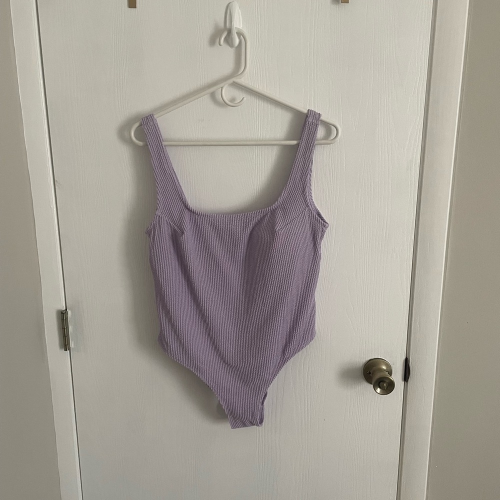 NWT H&M lavender swimsuit in large